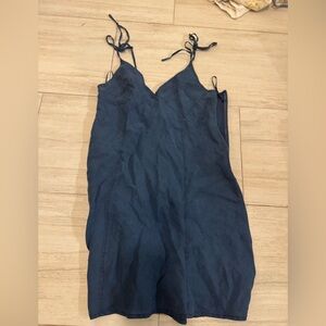 J. Crew Deep Blue Tie-Back dress sz 2